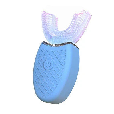 FDA-Cleared U-Shaped Ultrasonic Cleaner w/ Blue Light